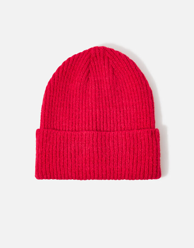Soho Soft Beanie Hat, Red (RED), large