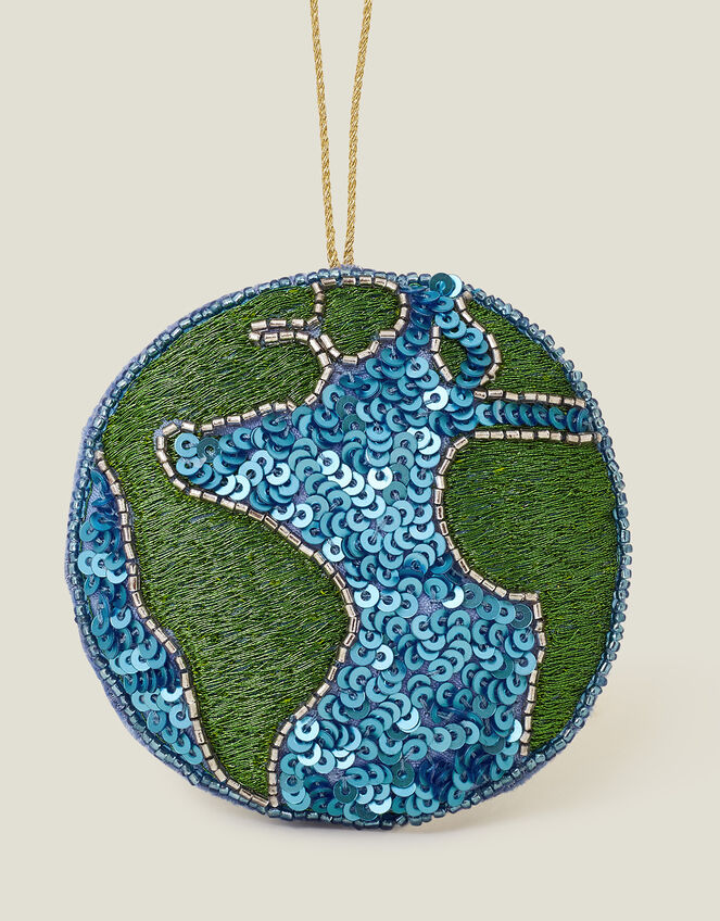 Embellished Earth Hanging Decoration, , large