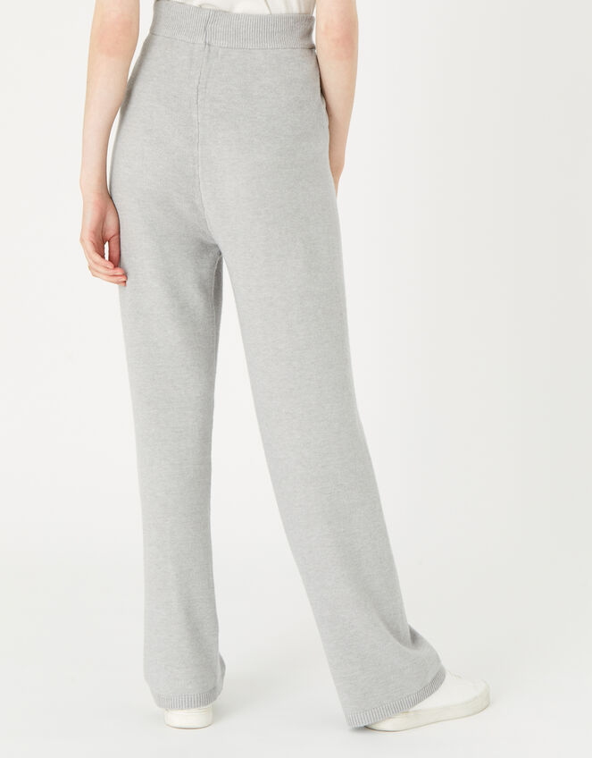 Lounge Straight Leg Knit Joggers, Grey (GREY), large