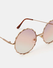 Round Flower Sunglasses, , large