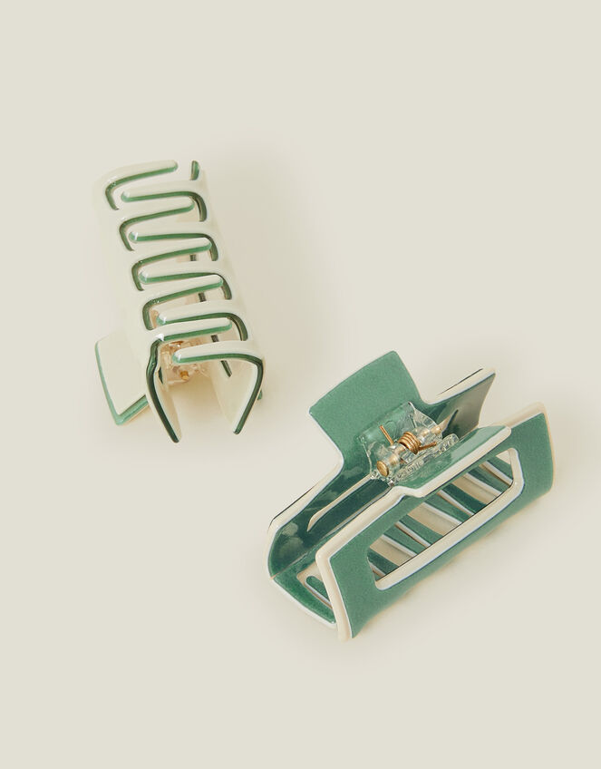 2-Pack Mini Contrast Claw Clips, , large