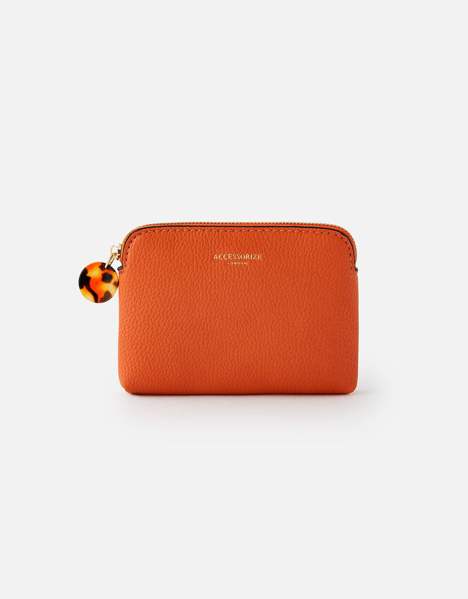 Reptile and Resin Coin Purse , Orange (ORANGE), large