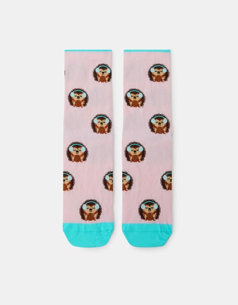 Hedgehog Print Socks , , large