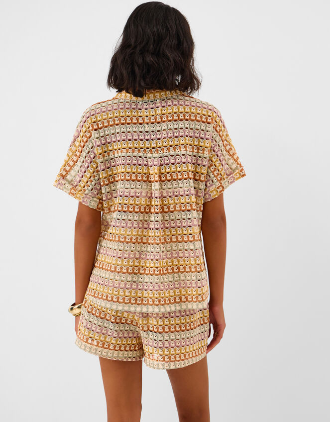 Crochet Shirt, Multi (MULTI), large