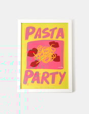 Nephthys Illustrated Pasta Party Framed A3 Wall Art Print, , large