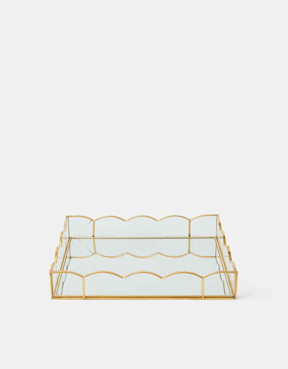 Scallop Mirror Tray, , large
