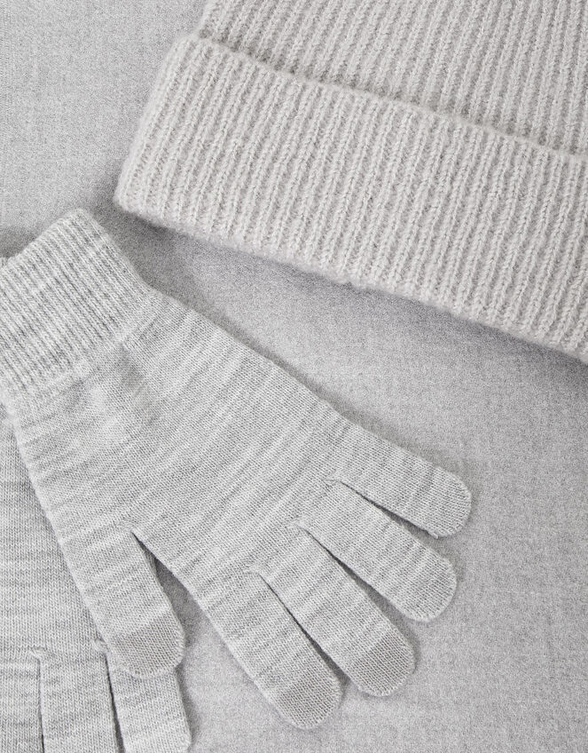 Super-Soft Hat, Gloves, and Scarf Set, Grey (LIGHT GREY), large