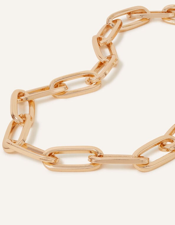 Chain Link Necklace, Gold (GOLD), large