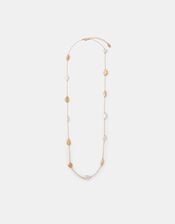 Two-Tone Molten Chain Necklace, , large