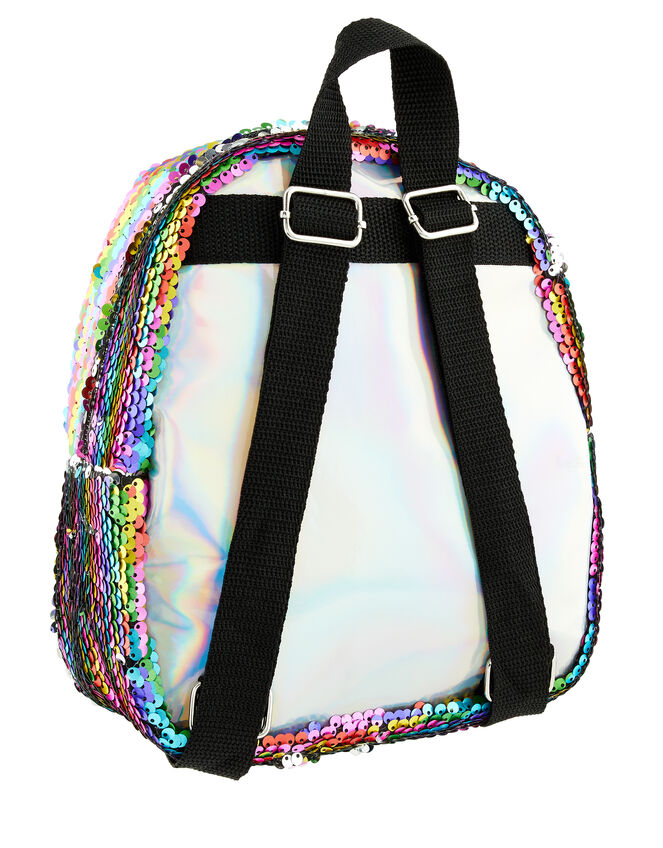 Rainbow Sequin Backpack, , large