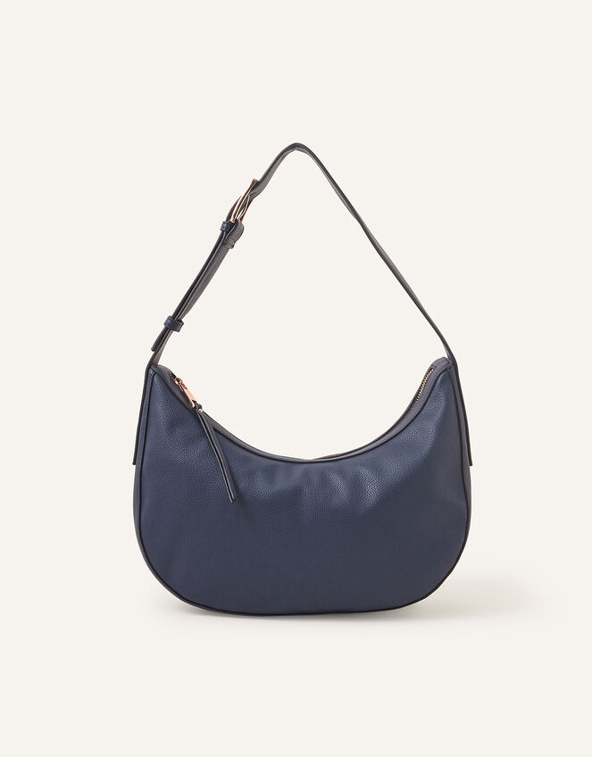 Scoop Shoulder Bag, Blue (NAVY), large