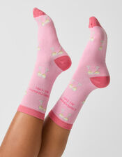 Chardonnay Print Socks, , large