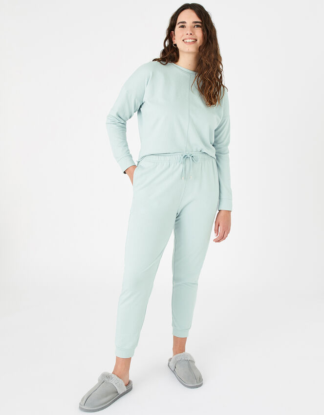 Cuffed Joggers, Green (LIGHT GREEN), large