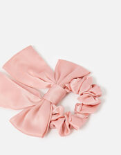 Large Silk Bow Scrunchie , , large