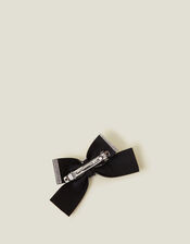 Diamante Bow Hair Clip, , large