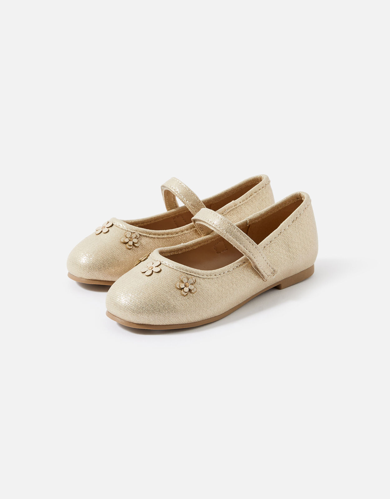 Baby girl cheap gold ballet flats