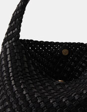 Large Woven Shoulder Bag, , large