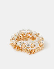 3-Pack Mix Bead Stretch Bracelets, , large