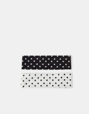 2-Pack Polka Dot Bando Headbands, , large