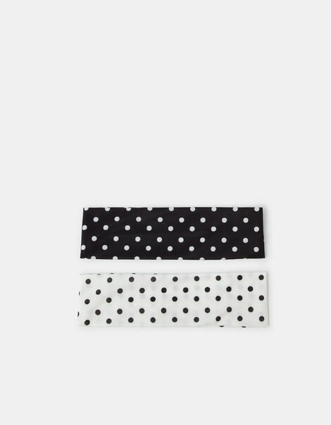 2-Pack Polka Dot Bando Headbands, , large