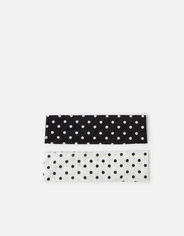 2-Pack Polka Dot Bando Headbands, , large