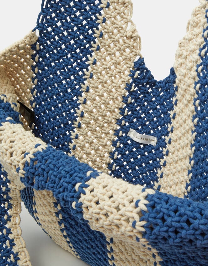 Macrame Tote Bag , , large