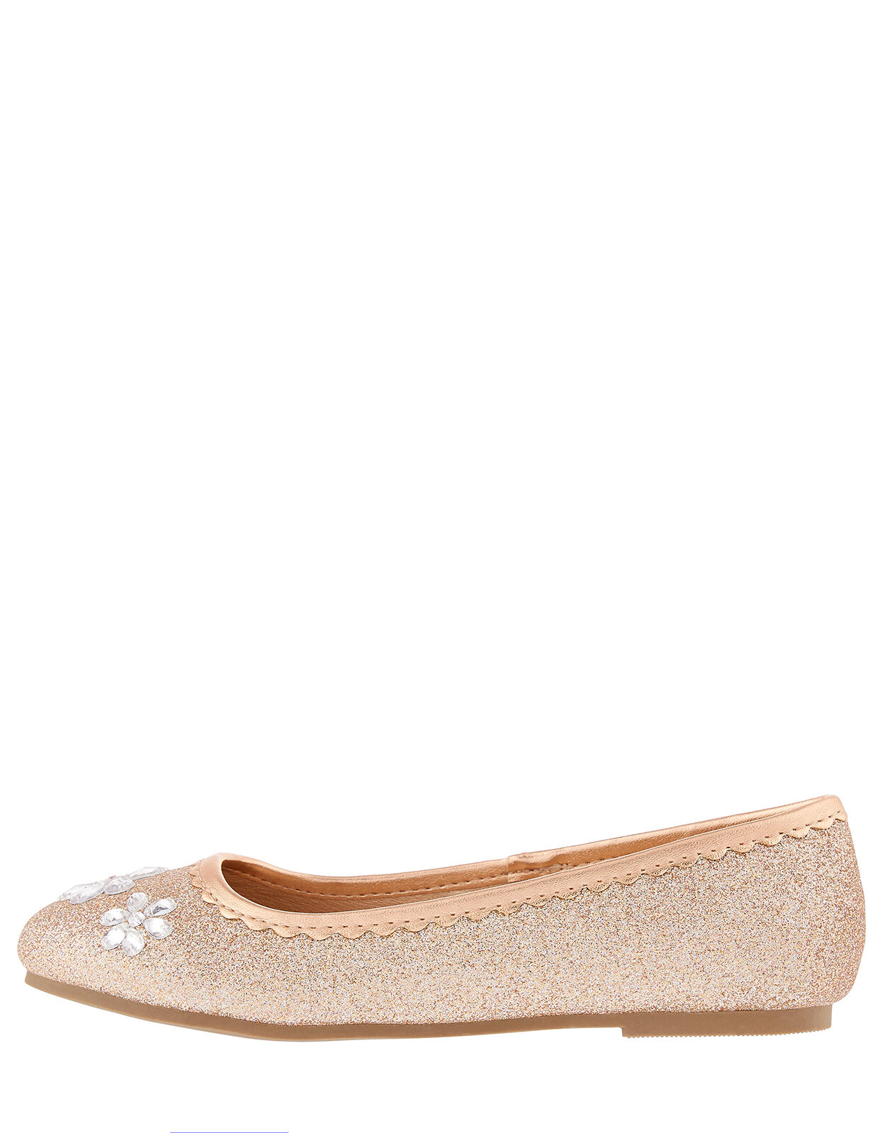 gold flat shoes uk