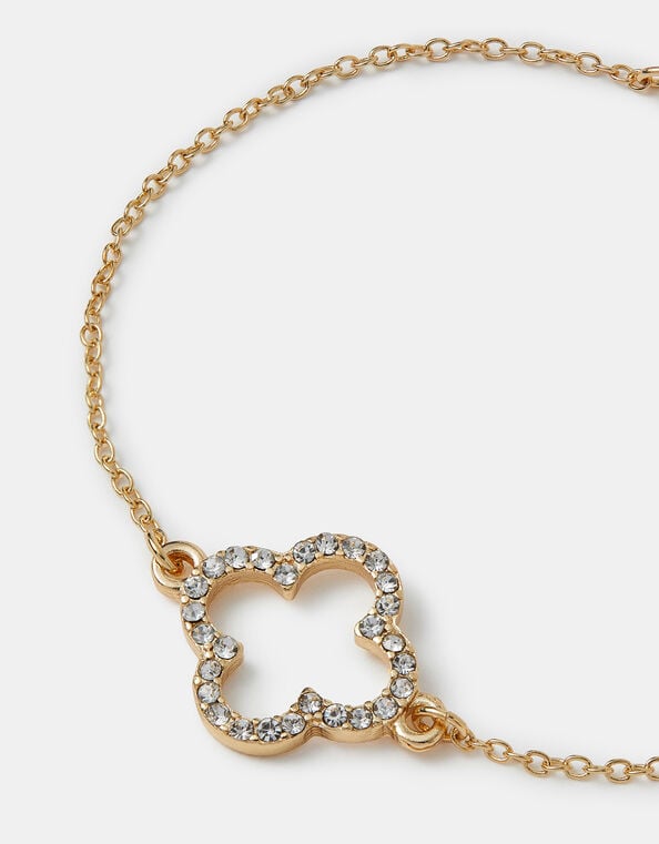 Pavé Cut Out Flora Bracelet , , large