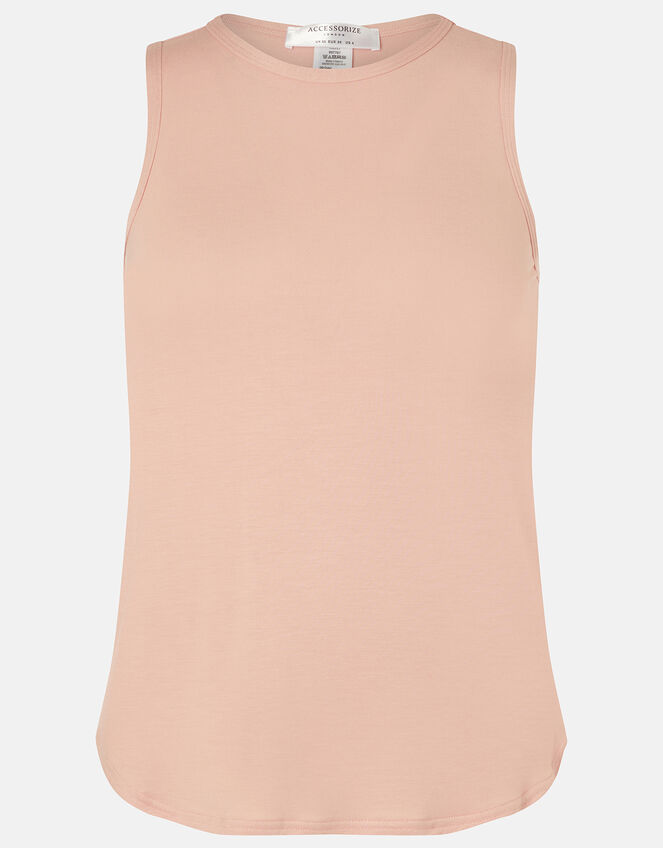 Plain Gym Tank Top, Pink (PINK), large
