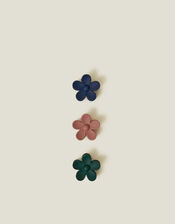 3-Pack Mini Flower Claw Clips, , large