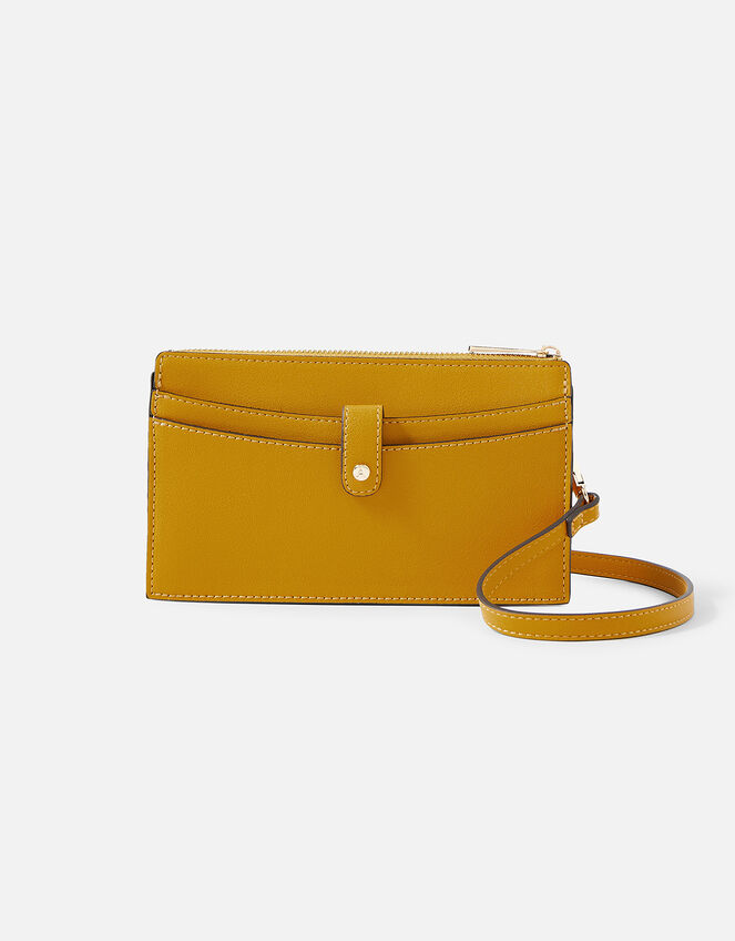 Phone Cross-Body Bag, Yellow (OCHRE), large