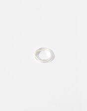 Sterling Silver Russian Wedding Band, Silver (ST SILVER), large