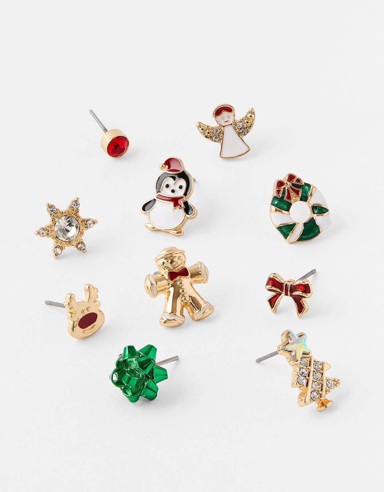 Xmas shop stud earrings
