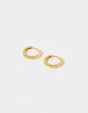 Gold Vermeil Huggie Hoop Earrings, , large