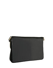 Sally Leather Cross-Body Bag, Black (BLACK), large