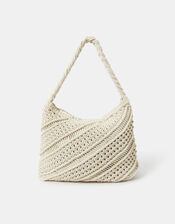 Macrame Shoulder Bag, , large