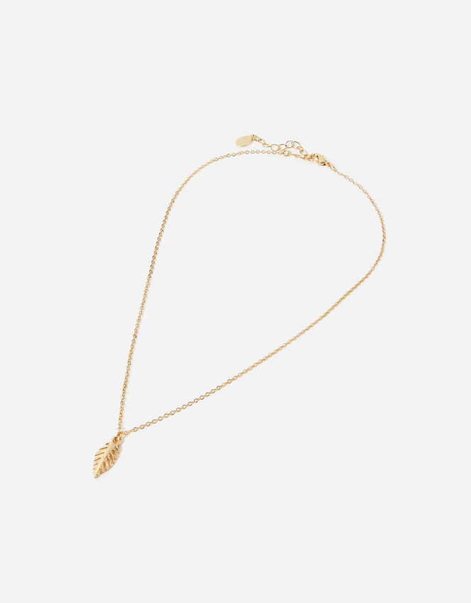 Leaf Pendant Necklace, , large