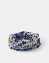 11-Pack Bead Stretch Bracelets, , large