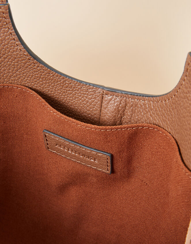 Leather Winged Shoulder Bag, , large