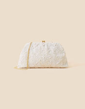 Bridal Beaded Clutch Bag, , large