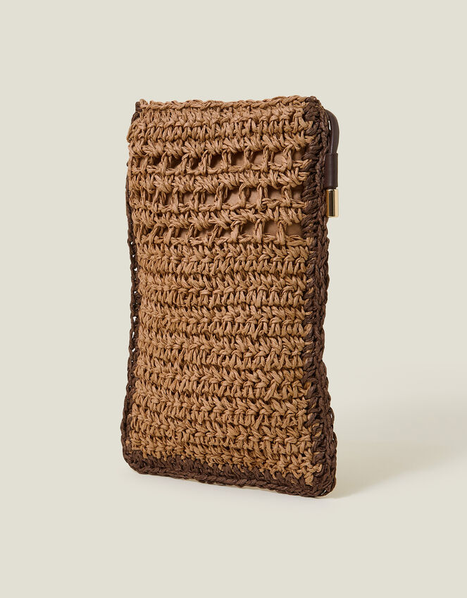 Raffia Phone Bag, , large