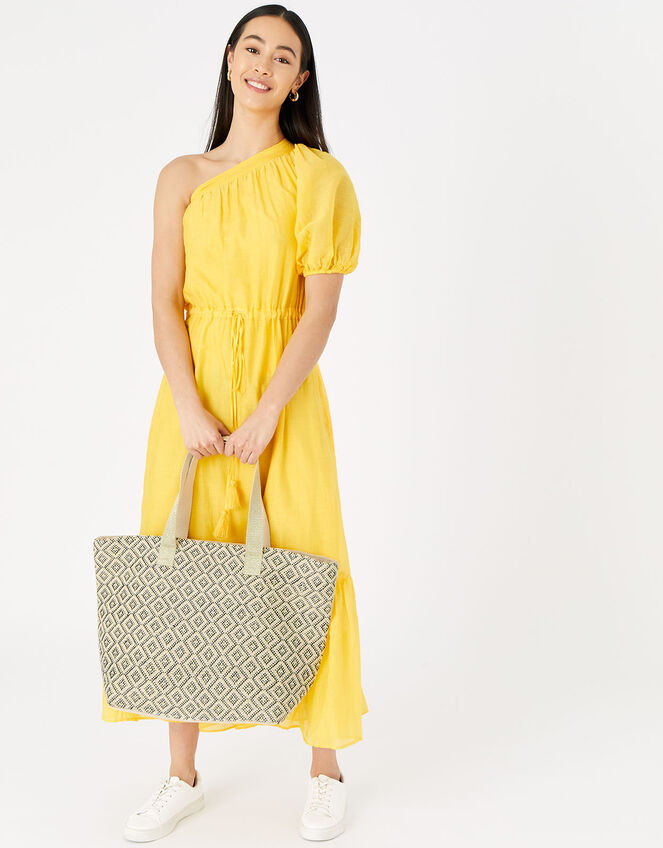 Diamond Weave Tote Bag, , large