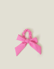 Girls Bow Mini Hair Scrunchie, , large