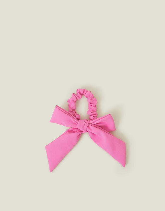 Girls Bow Mini Hair Scrunchie, , large