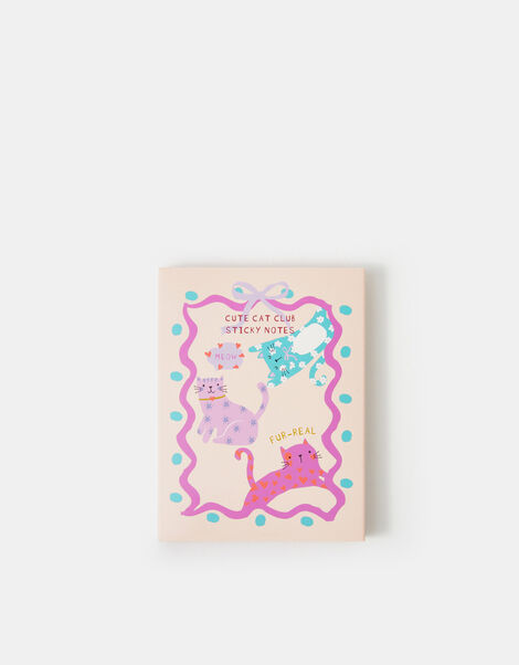 Girls Cat Club Sticky Notes Set , , large