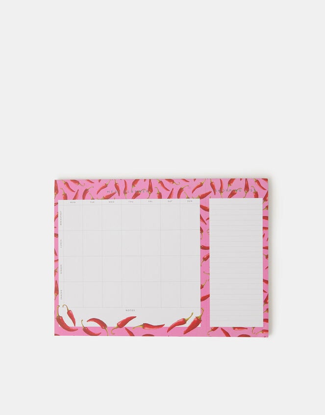 Chilli Print Meal Planner, , large