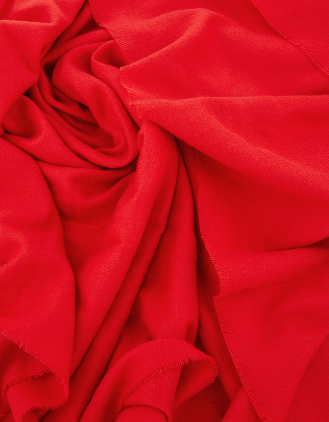 Wells Blanket Scarf Red, , large
