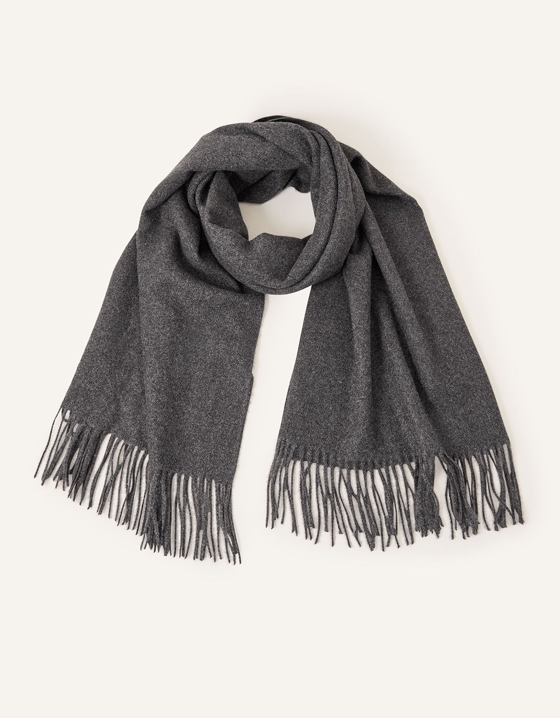 SuperSoft Blanket Scarf Grey Blanket scarves Accessorize UK
