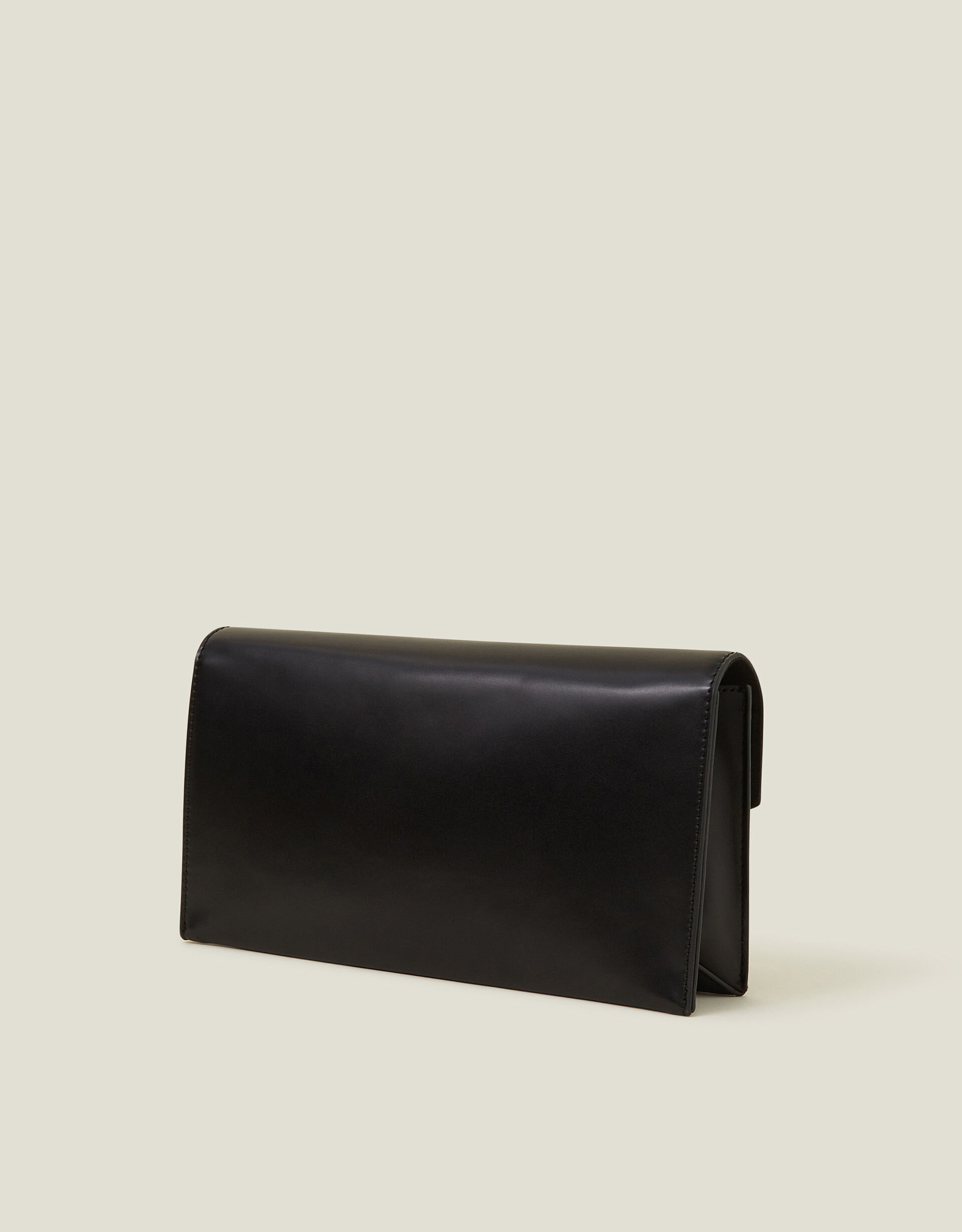 Oversized black clutch bag 2025