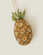 Embellished Pineapple Christmas Tree Decoration, , large